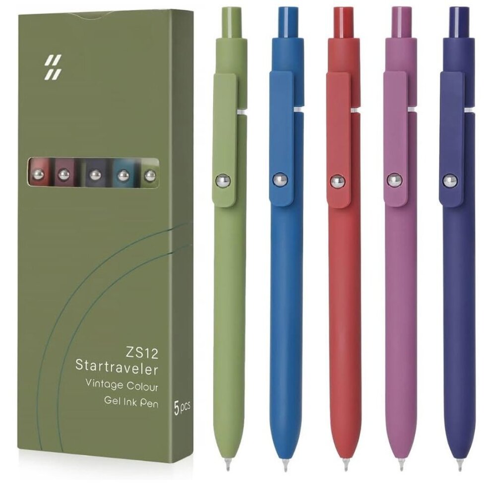 bundle of 4 packs of gel pens; 20 pens total.